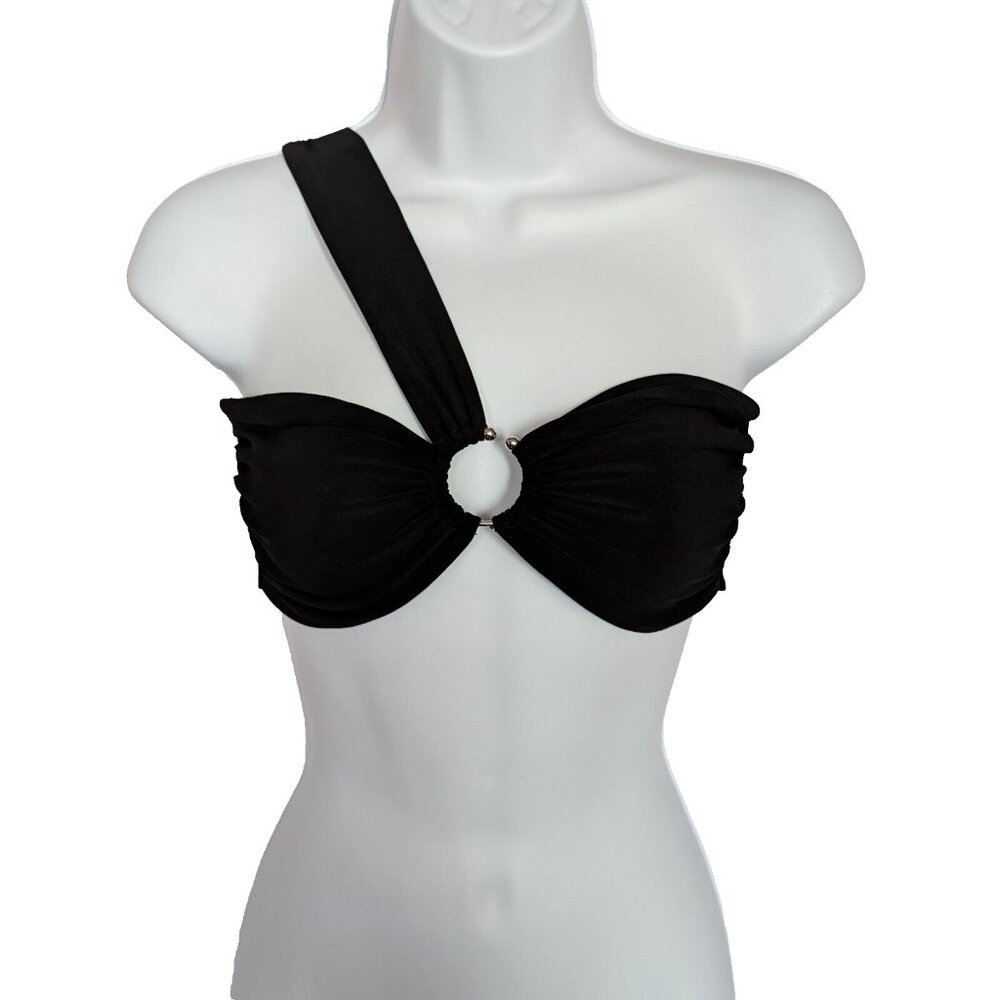NASTY GAL NWT Slinky BRALET TOP Sz 6 RING detail MADE IN MOROCCO party formal